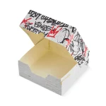 cutie meniu graffiti urban deschisă – interior carton alimentar crem