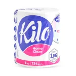 Rola prosop de hârtie Kilo Home Clean 1 Kg, 3 straturi, 334 foi