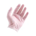 Mănușă din vinil transparentă de unică folosință pe mână – utilizată în HoReCa și manipulare alimente