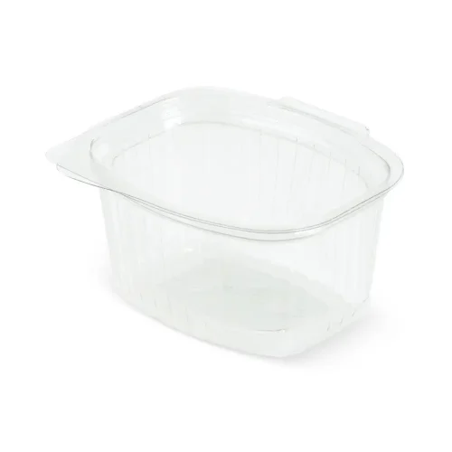 sosiere ovale transparente cu capac atasat vedere laterala