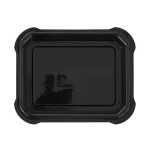 Caserolă prăjituri cu capac transparent vedere de sus