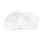 Cupă desert PET 150 ml cu capac transparent detașat