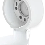 detaliu interior dispenser mini point alb incarcare rola