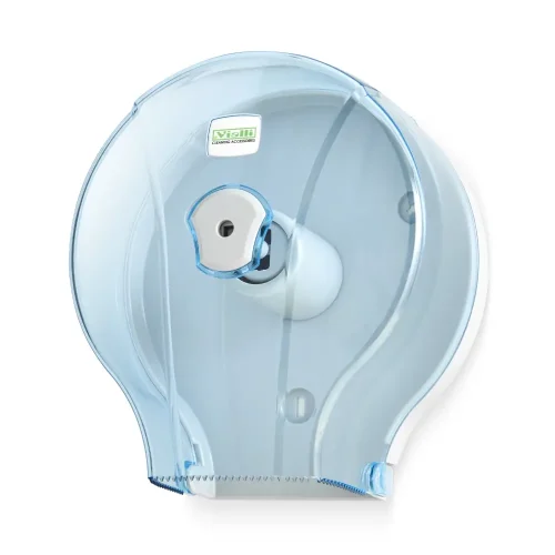dispenser hartie igienica mini jumbo transparent vedere frontala