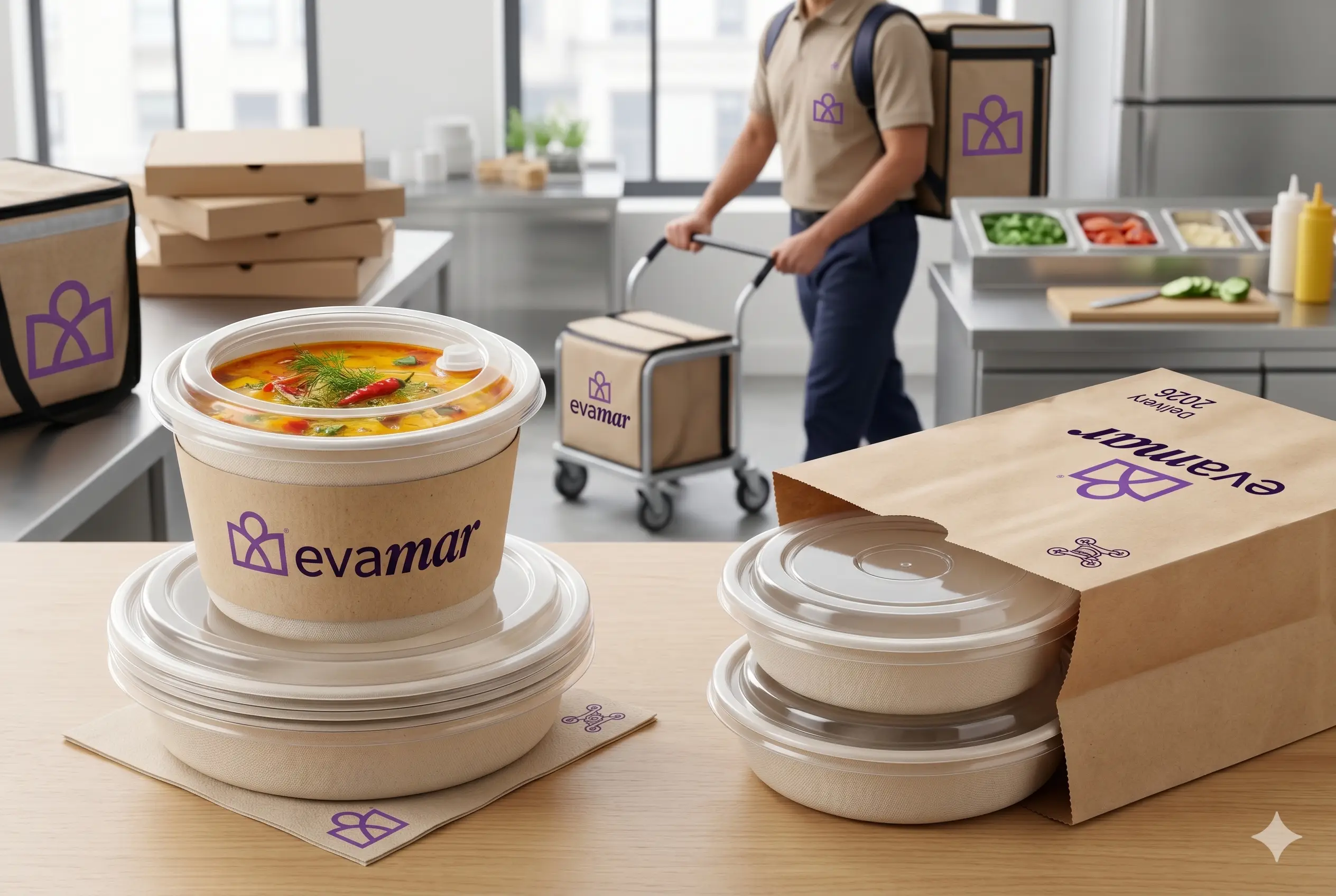 Supă și ciorbă la delivery bol sau caserola etanșă