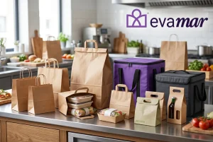 Pungi de hârtie și sacoșe pentru delivery și takeaway HoReCa